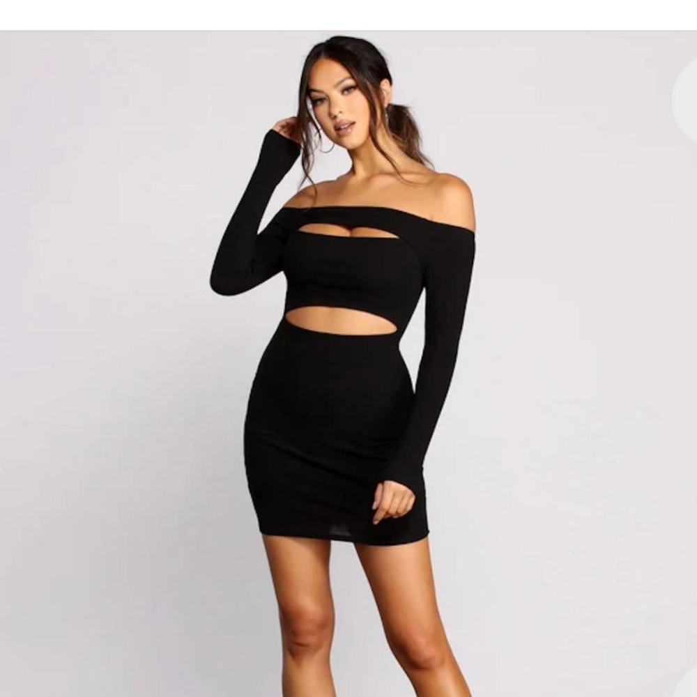 Windsor black cutout dress